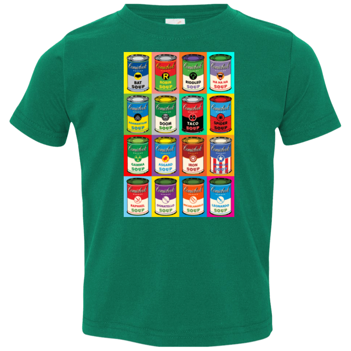 T-Shirts Kelly / 2T Comic Soup Toddler Premium T-Shirt