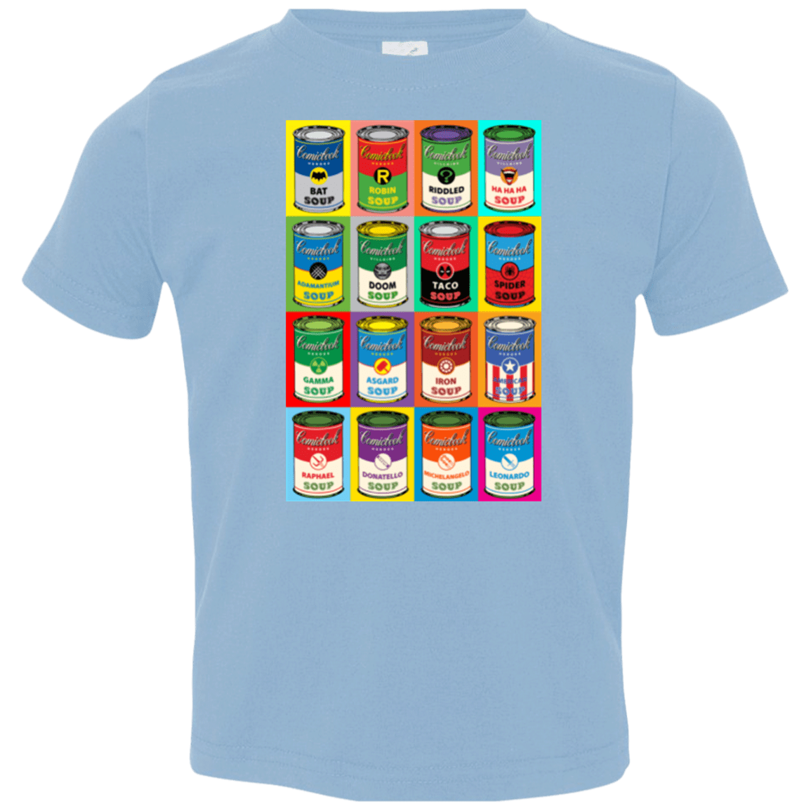 T-Shirts Light Blue / 2T Comic Soup Toddler Premium T-Shirt