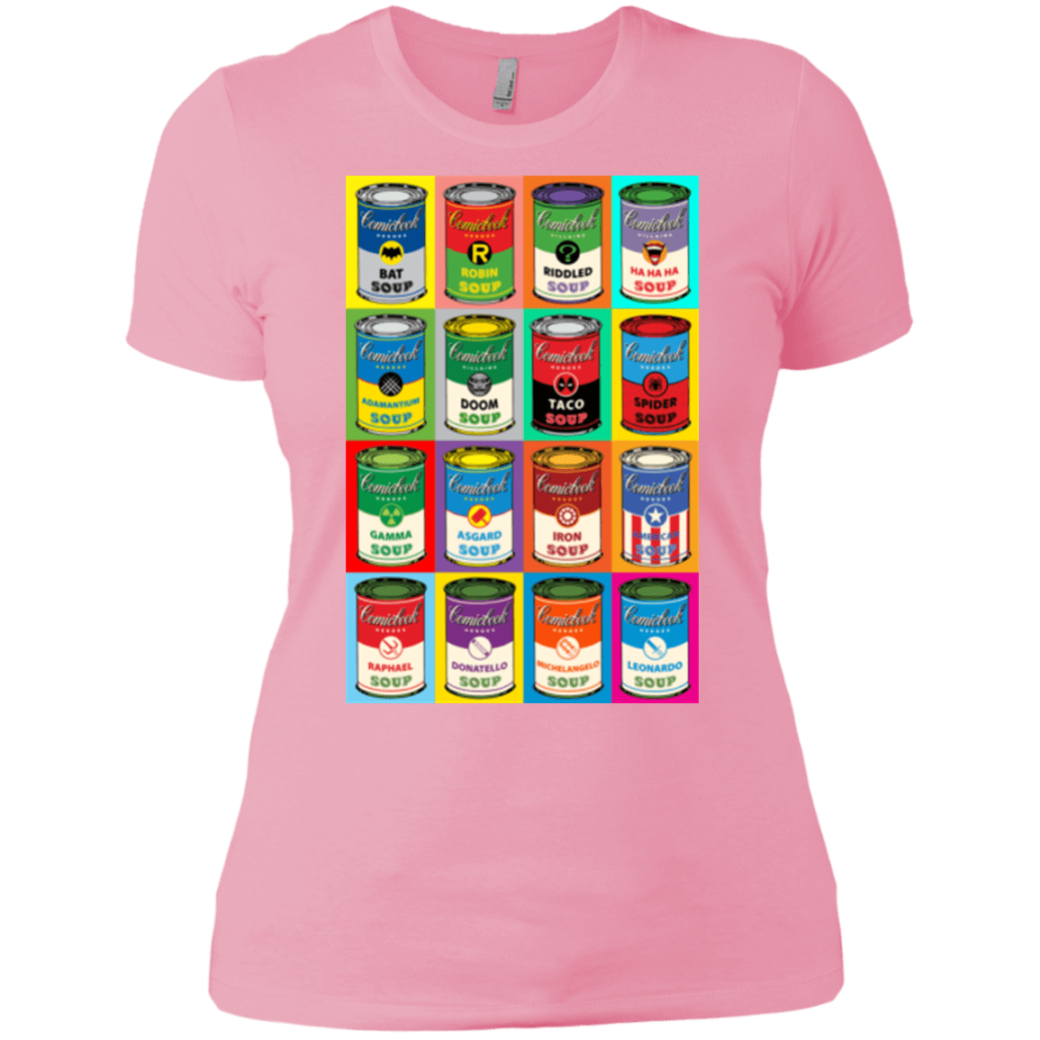 T-Shirts Light Pink / X-Small Comic Soup Women's Premium T-Shirt
