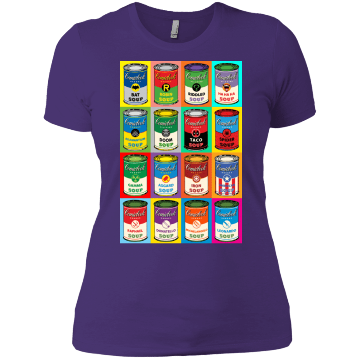 T-Shirts Purple / X-Small Comic Soup Women's Premium T-Shirt