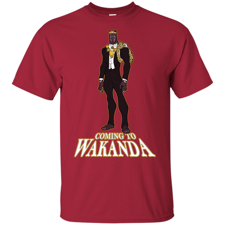 T-Shirts Cardinal / S Coming to Wakanda T-Shirt