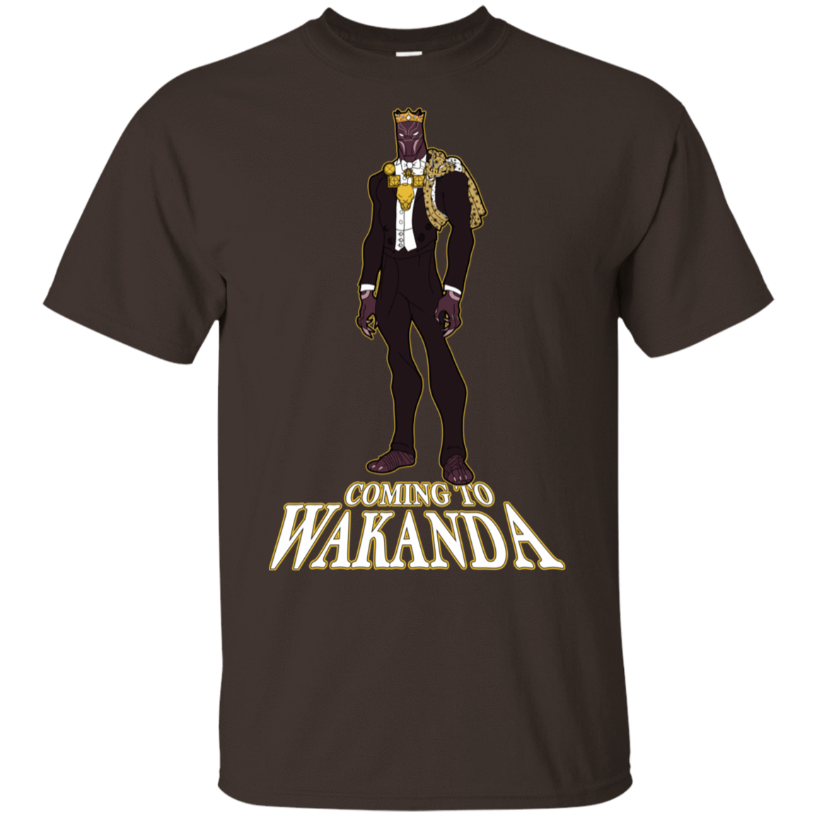 T-Shirts Dark Chocolate / S Coming to Wakanda T-Shirt