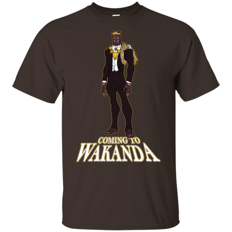 T-Shirts Dark Chocolate / S Coming to Wakanda T-Shirt