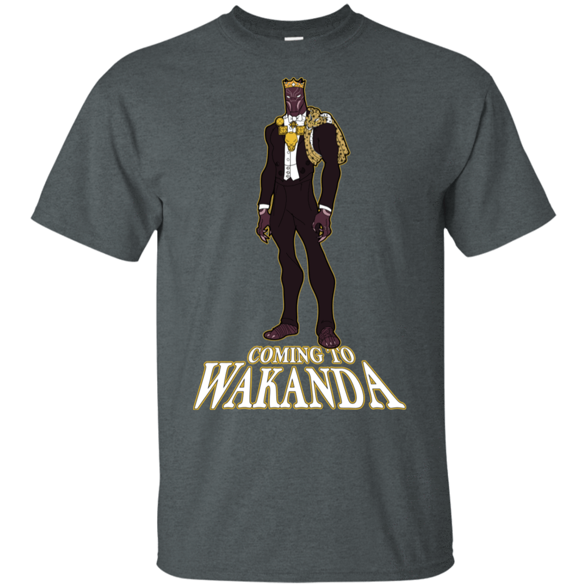 T-Shirts Dark Heather / S Coming to Wakanda T-Shirt
