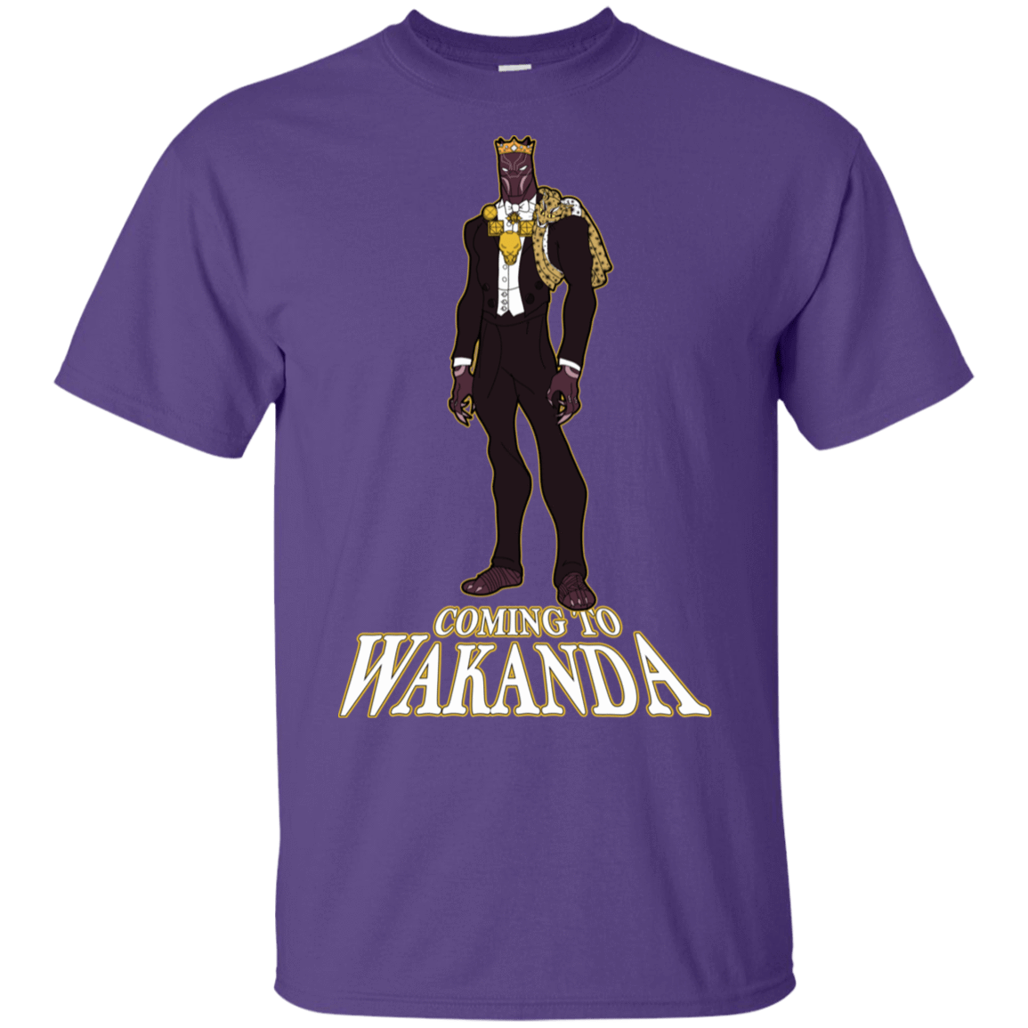 T-Shirts Purple / S Coming to Wakanda T-Shirt