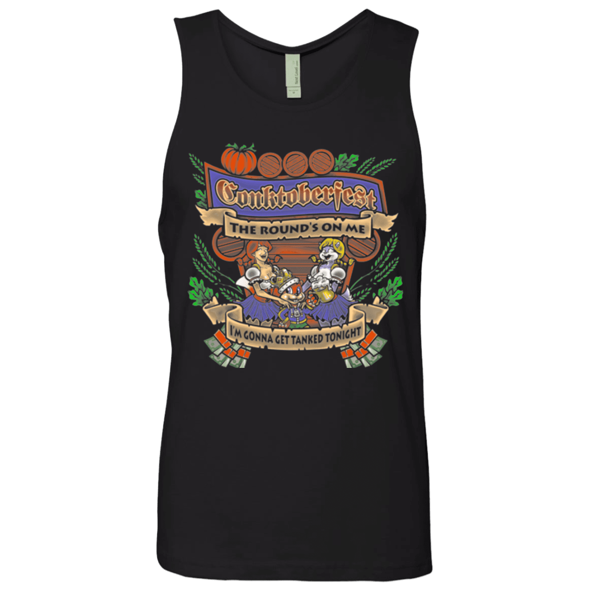 T-Shirts Black / Small Conktoberfest Men's Premium Tank Top