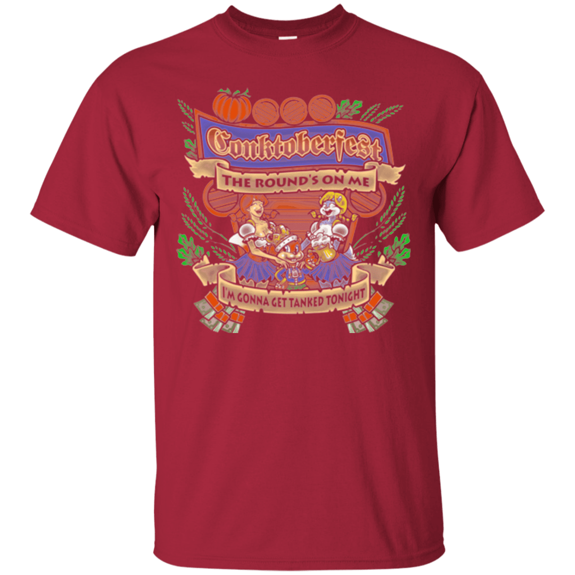 T-Shirts Cardinal / Small Conktoberfest T-Shirt