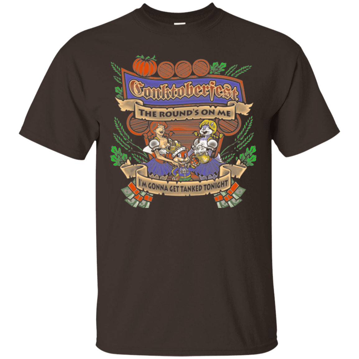 T-Shirts Dark Chocolate / Small Conktoberfest T-Shirt