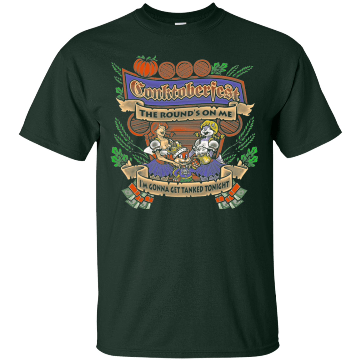 T-Shirts Forest Green / Small Conktoberfest T-Shirt