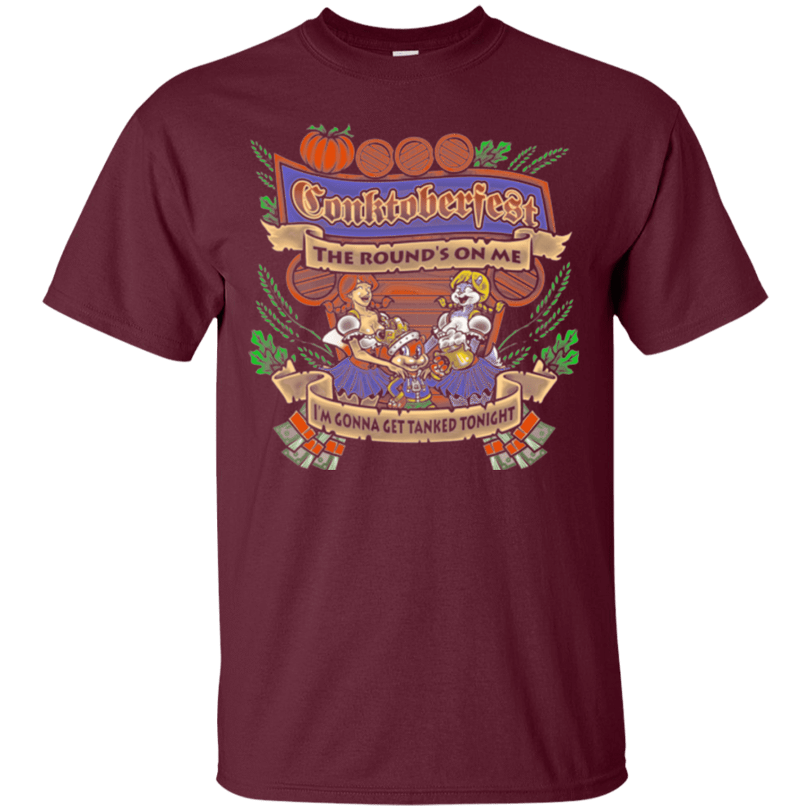 T-Shirts Maroon / Small Conktoberfest T-Shirt