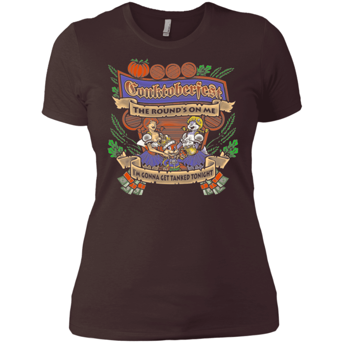 T-Shirts Dark Chocolate / X-Small Conktoberfest Women's Premium T-Shirt