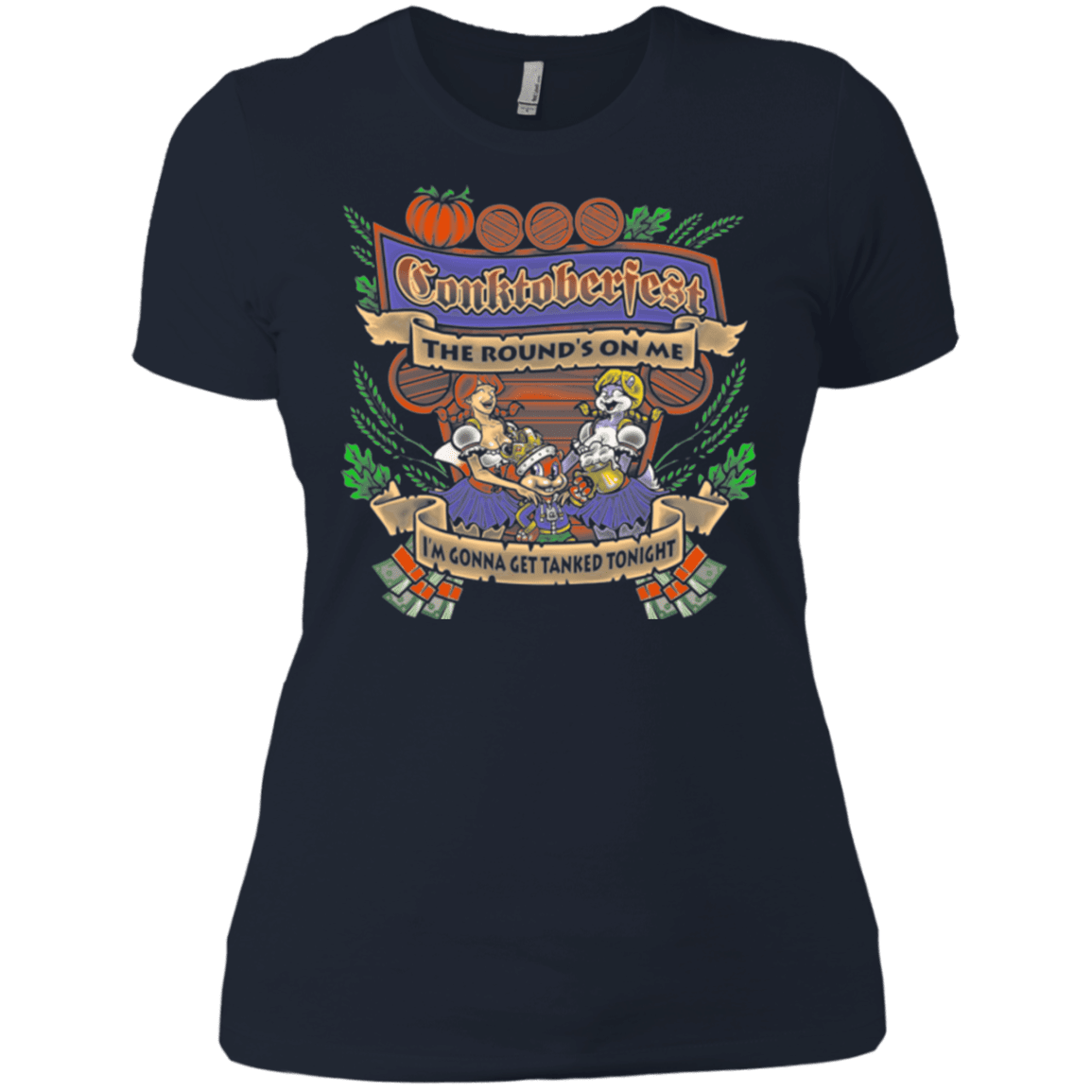 T-Shirts Midnight Navy / X-Small Conktoberfest Women's Premium T-Shirt