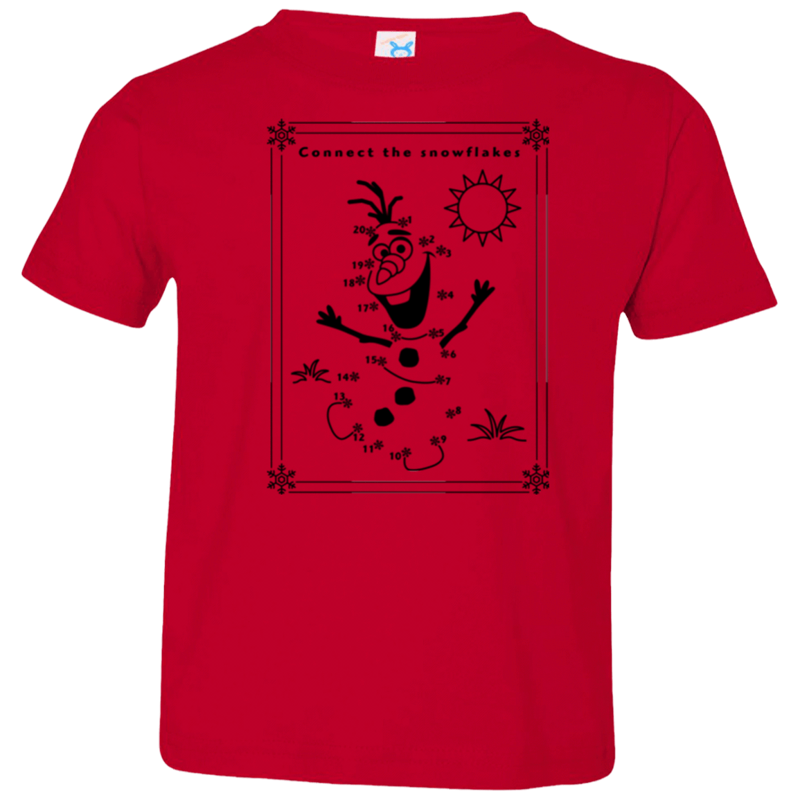 T-Shirts Red / 2T Connect the snowflakes Toddler Premium T-Shirt