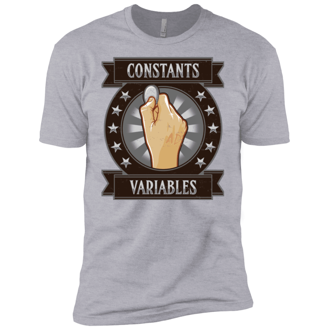 T-Shirts Heather Grey / YXS CONSTANTS AND VARIABLES Boys Premium T-Shirt