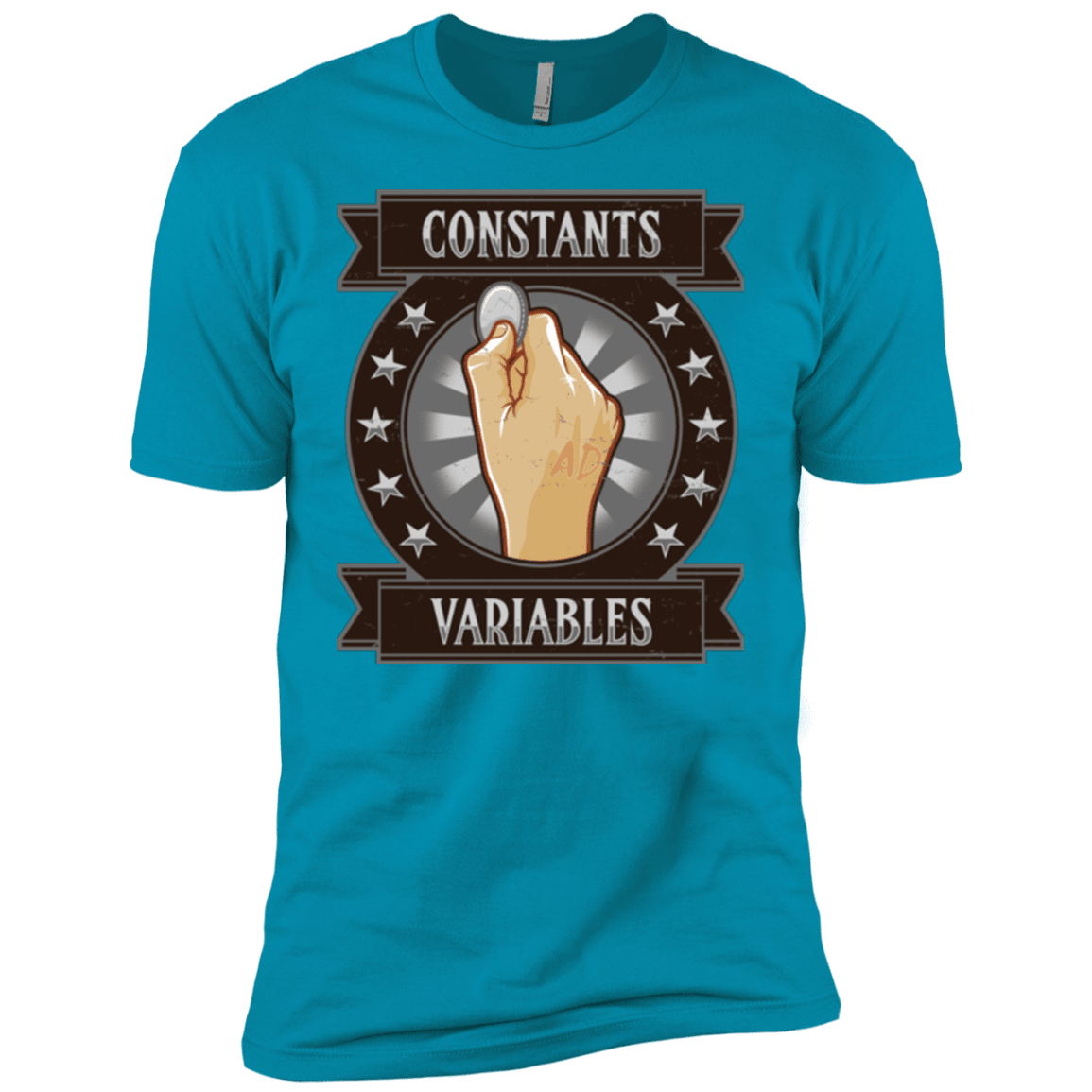 T-Shirts Turquoise / YXS CONSTANTS AND VARIABLES Boys Premium T-Shirt