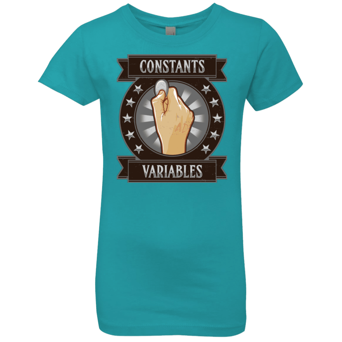 T-Shirts Tahiti Blue / YXS CONSTANTS AND VARIABLES Girls Premium T-Shirt