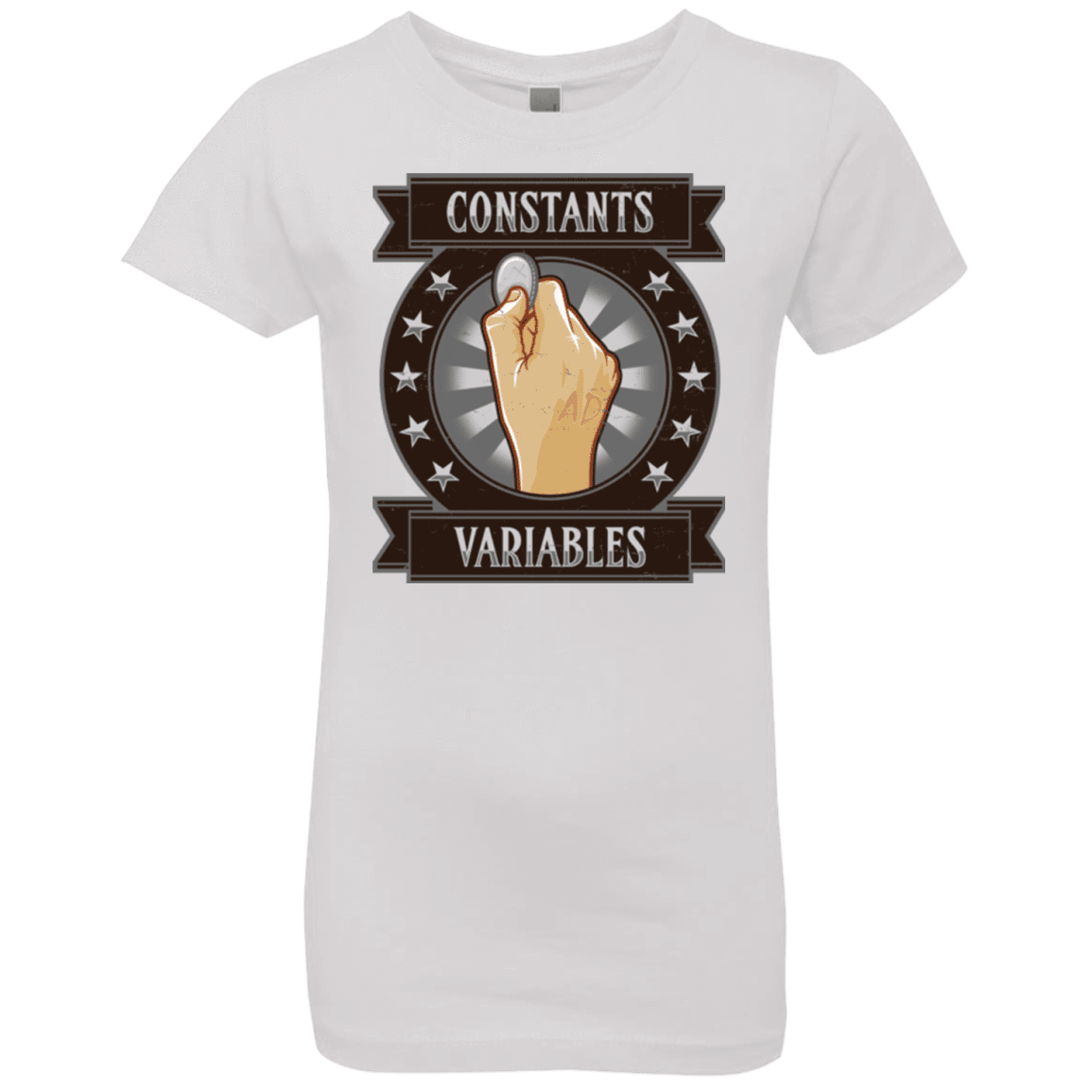 T-Shirts White / YXS CONSTANTS AND VARIABLES Girls Premium T-Shirt