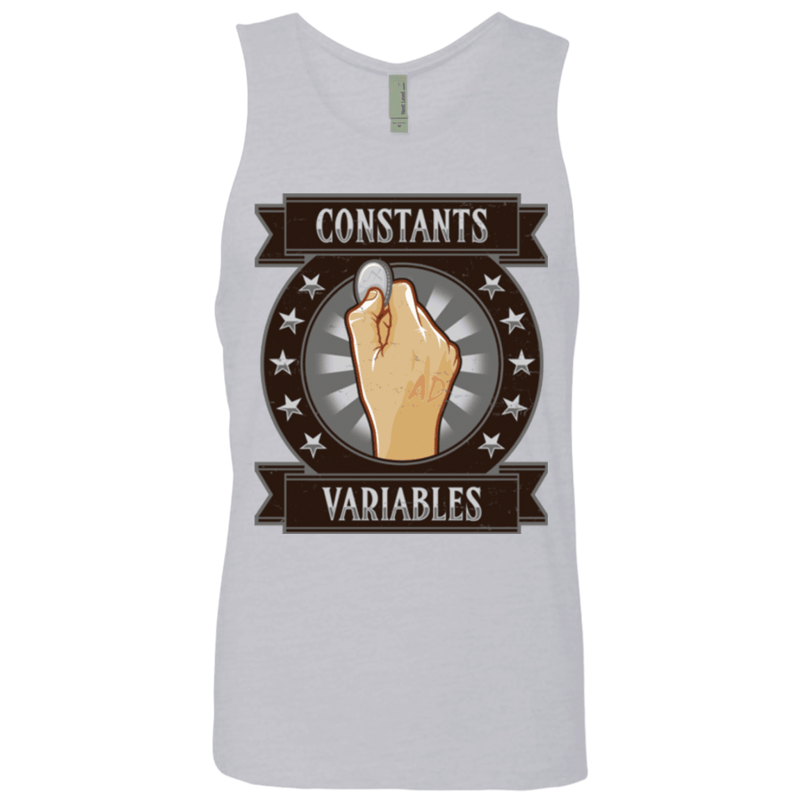 T-Shirts Heather Grey / Small CONSTANTS AND VARIABLES Men's Premium Tank Top