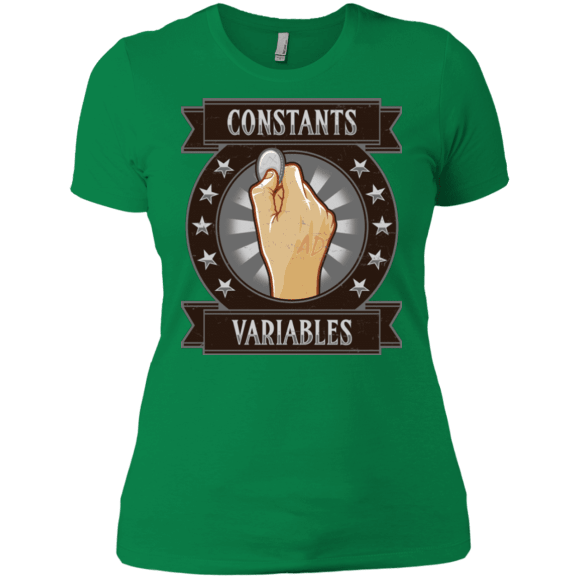 T-Shirts Kelly Green / X-Small CONSTANTS AND VARIABLES Women's Premium T-Shirt