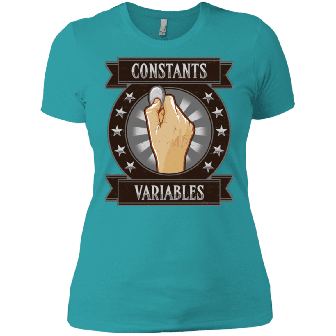 T-Shirts Tahiti Blue / X-Small CONSTANTS AND VARIABLES Women's Premium T-Shirt