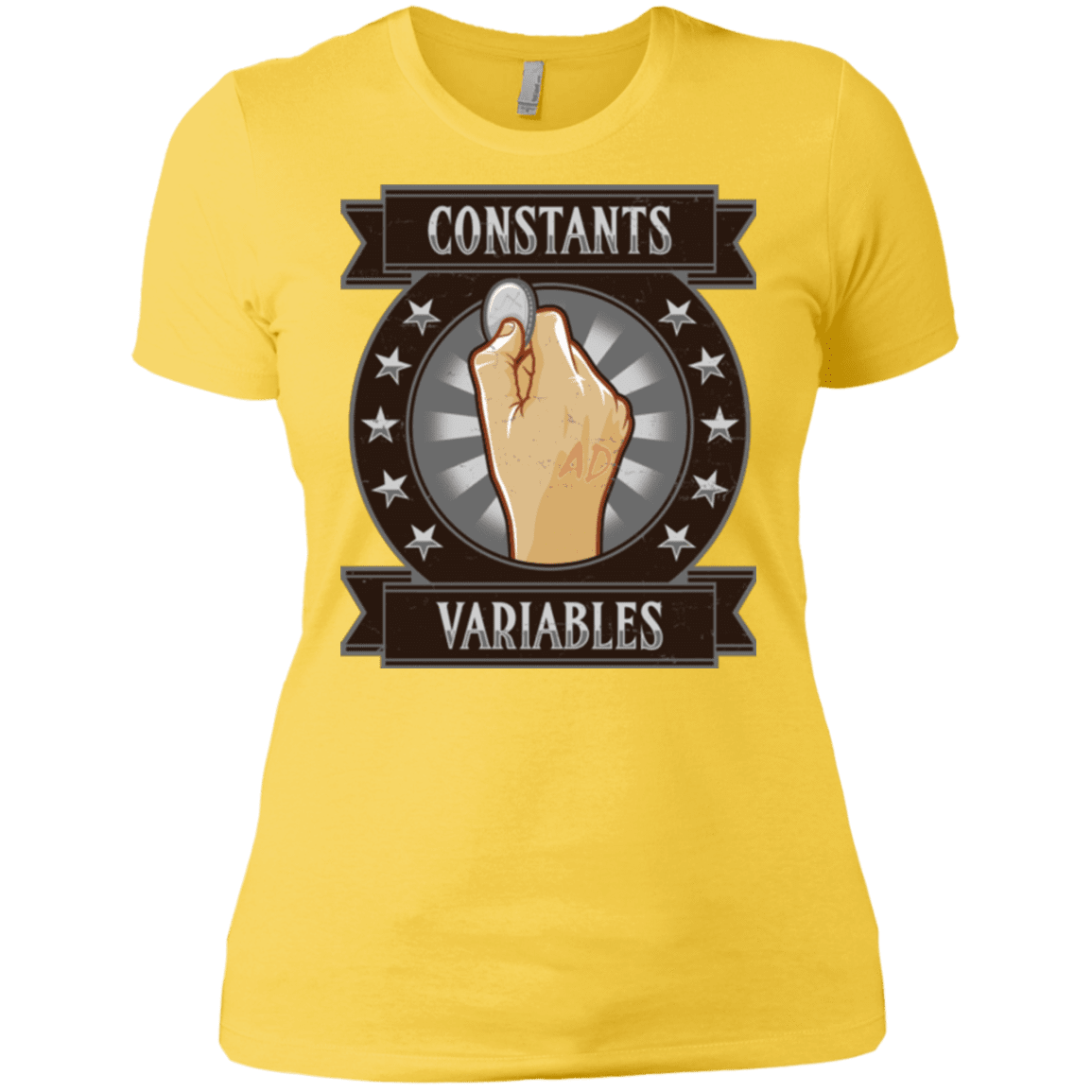 T-Shirts Vibrant Yellow / X-Small CONSTANTS AND VARIABLES Women's Premium T-Shirt