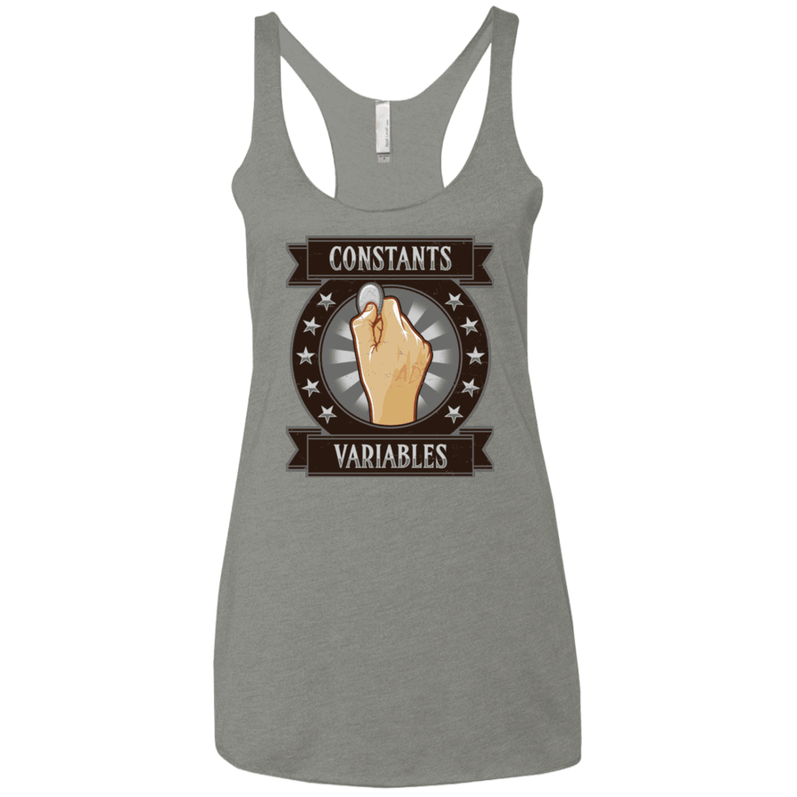 T-Shirts Venetian Grey / X-Small CONSTANTS AND VARIABLES Women's Triblend Racerback Tank