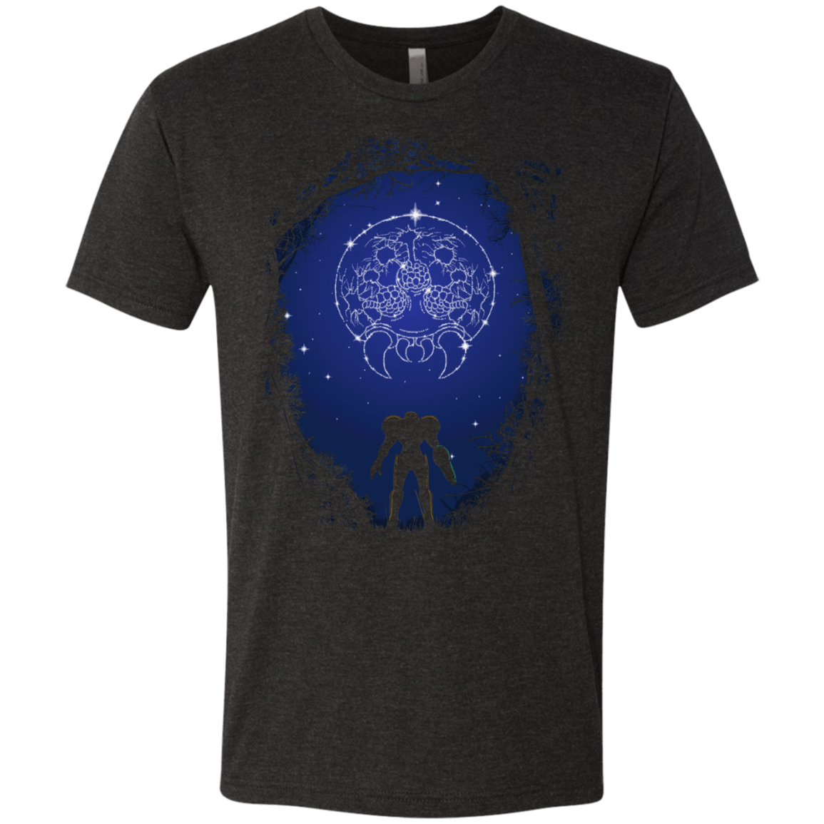 T-Shirts Vintage Black / S Constellation Metroid Men's Triblend T-Shirt