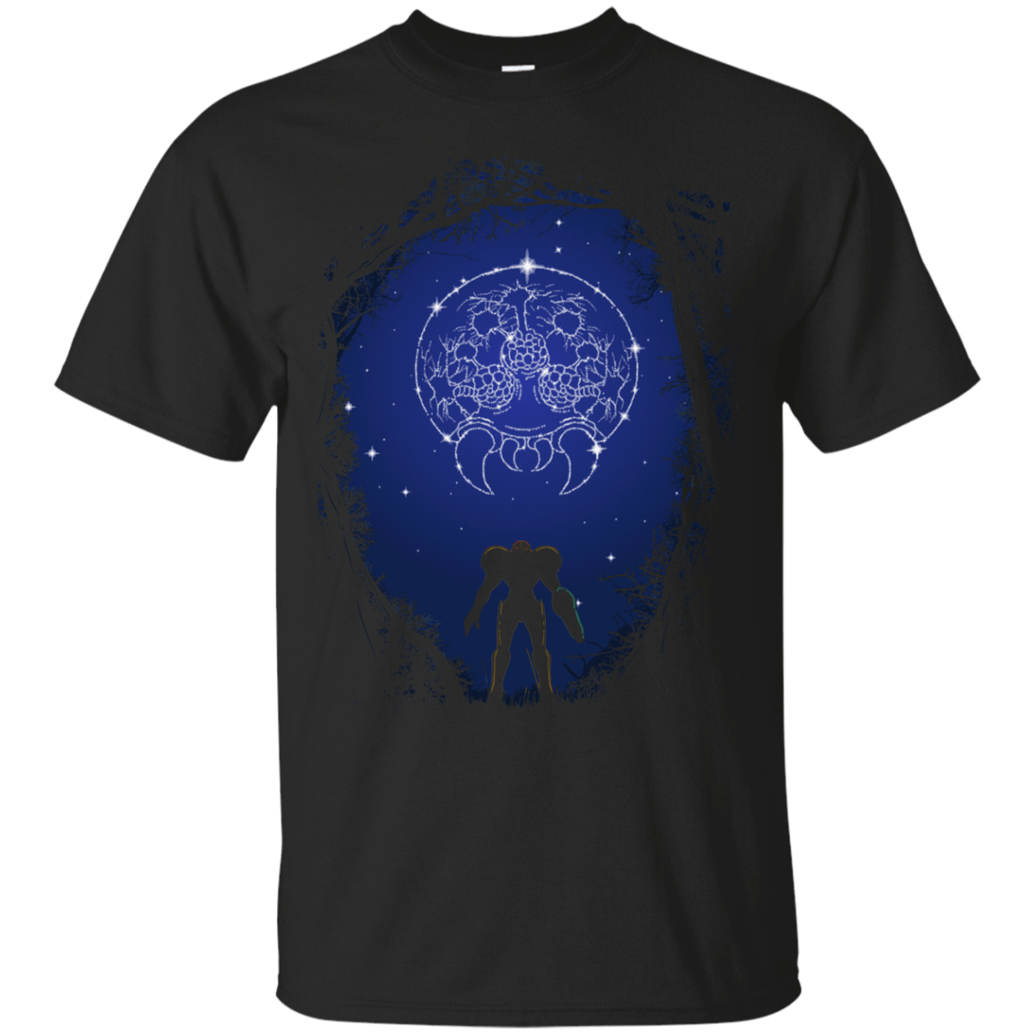 T-Shirts Black / S Constellation Metroid T-Shirt