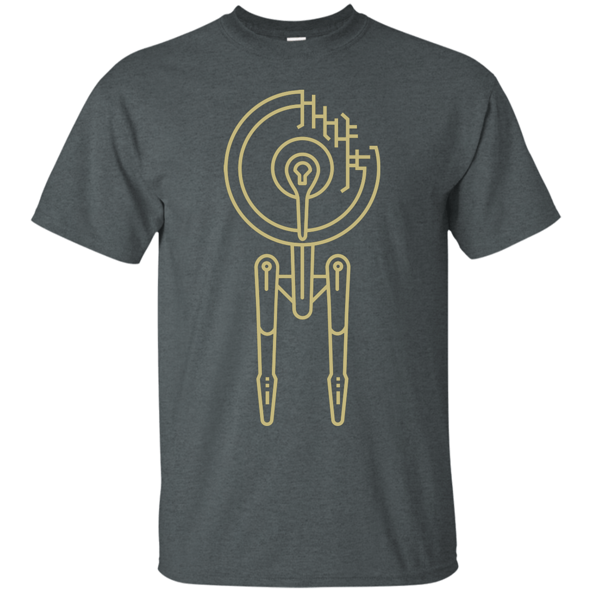 T-Shirts Dark Heather / S Construction Stars T-Shirt