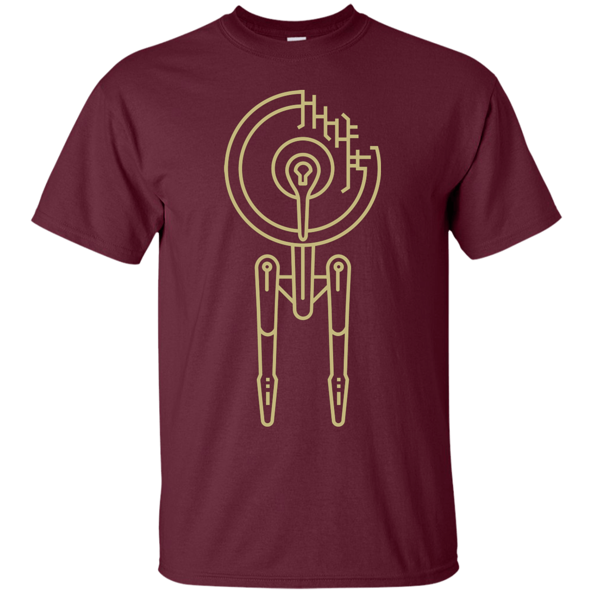 T-Shirts Maroon / S Construction Stars T-Shirt