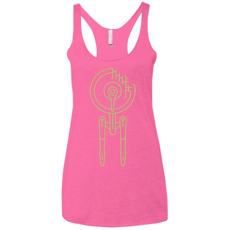 T-Shirts Vintage Pink / X-Small Construction Stars Women's Triblend Racerback Tank