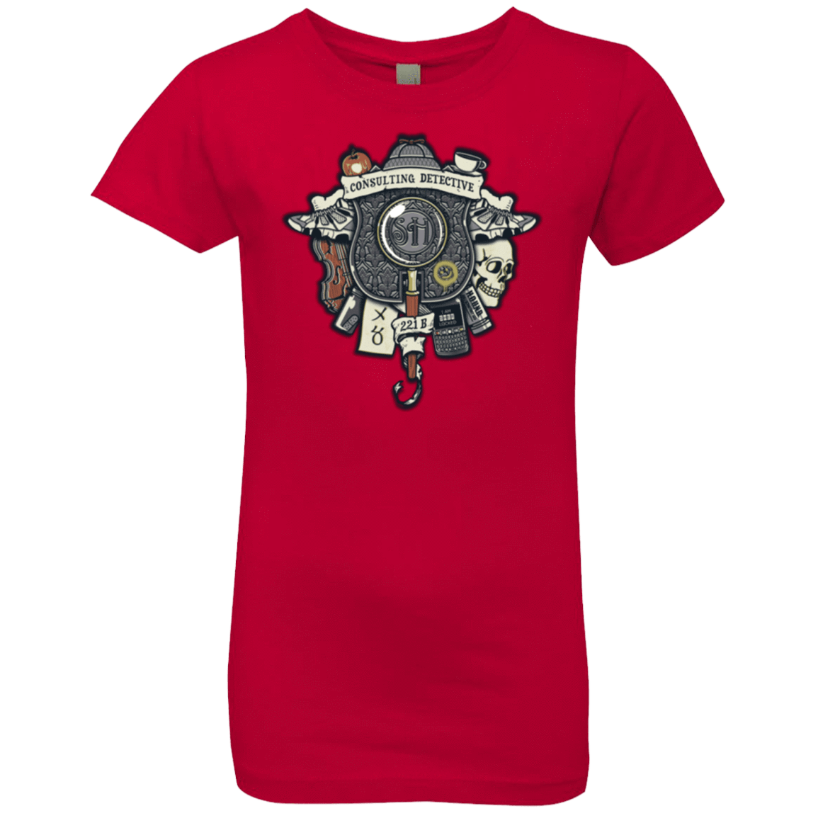 T-Shirts Red / YXS Consulting Detective Girls Premium T-Shirt