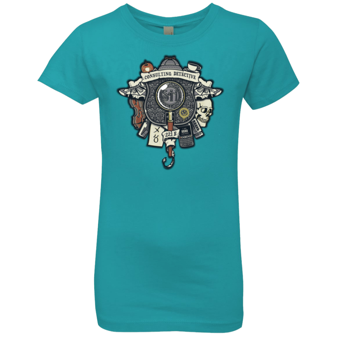 T-Shirts Tahiti Blue / YXS Consulting Detective Girls Premium T-Shirt