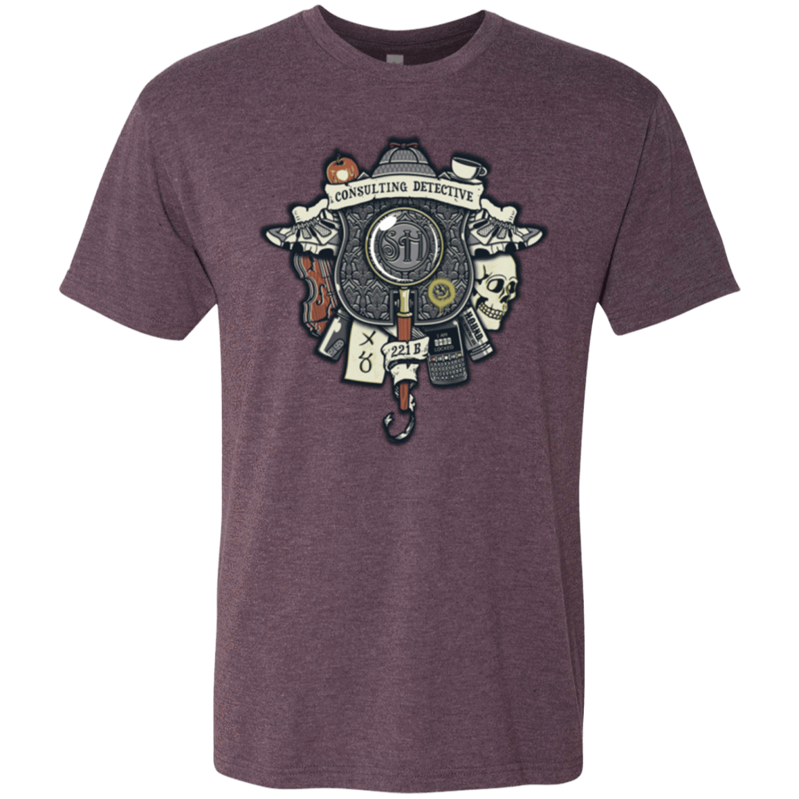 T-Shirts Vintage Purple / Small Consulting Detective Men's Triblend T-Shirt