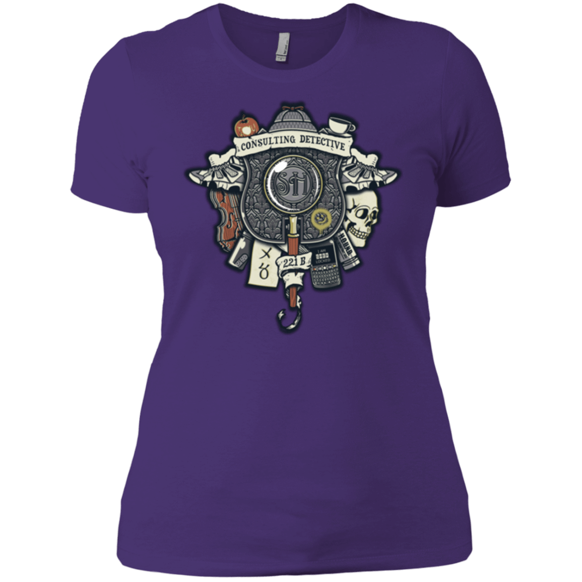 T-Shirts Purple / X-Small Consulting Detective Women's Premium T-Shirt