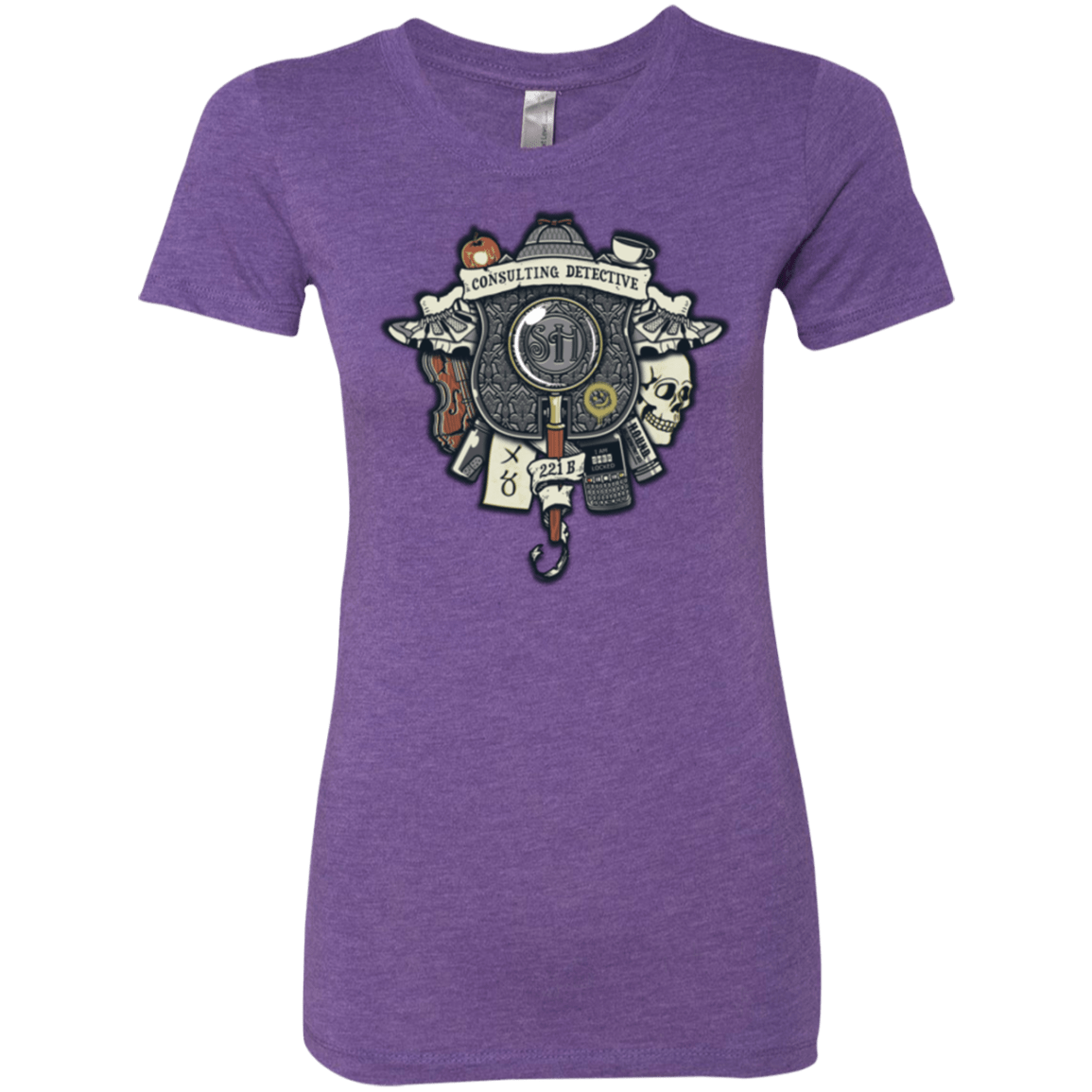 T-Shirts Purple Rush / Small Consulting Detective Women's Triblend T-Shirt