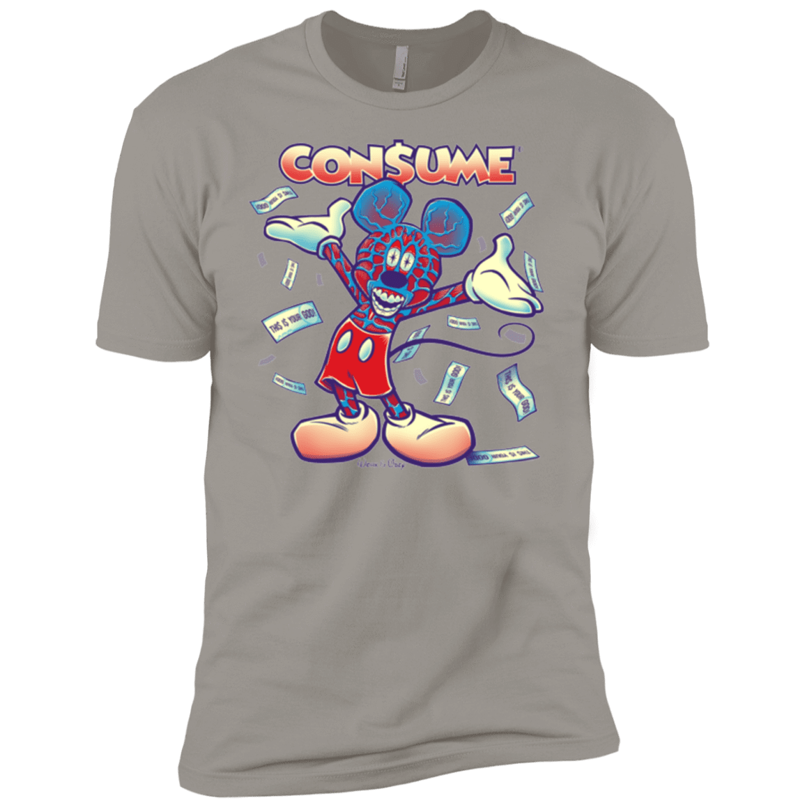 T-Shirts Light Grey / YXS CONSUME 1 Boys Premium T-Shirt