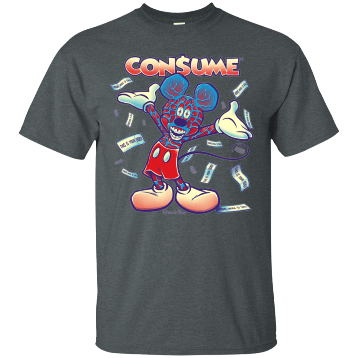 T-Shirts Dark Heather / Small CONSUME 1 T-Shirt