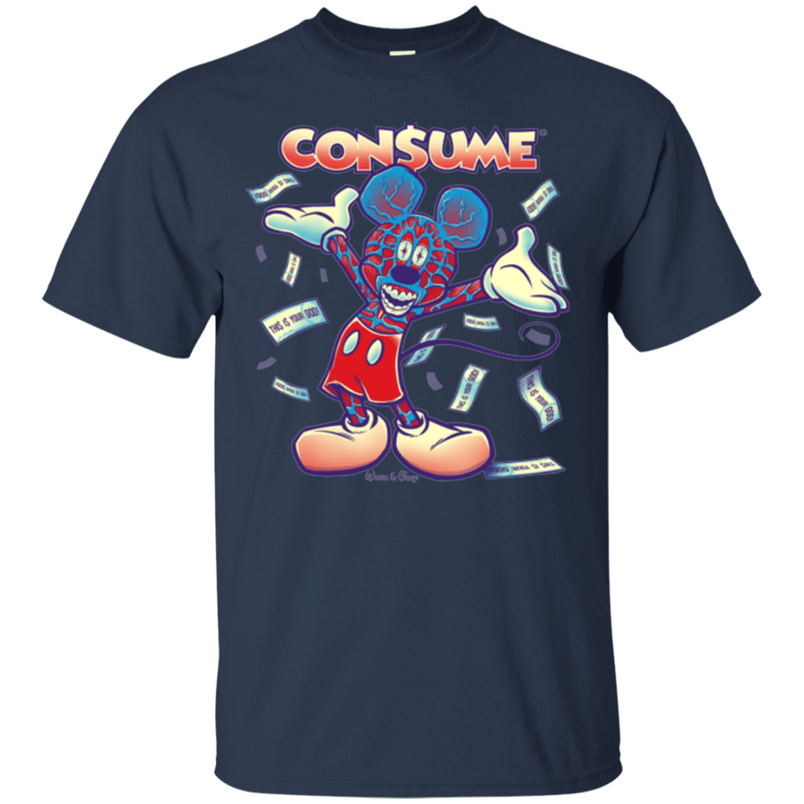 T-Shirts Navy / Small CONSUME 1 T-Shirt