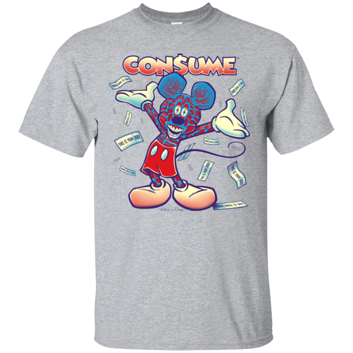 T-Shirts Sport Grey / Small CONSUME 1 T-Shirt