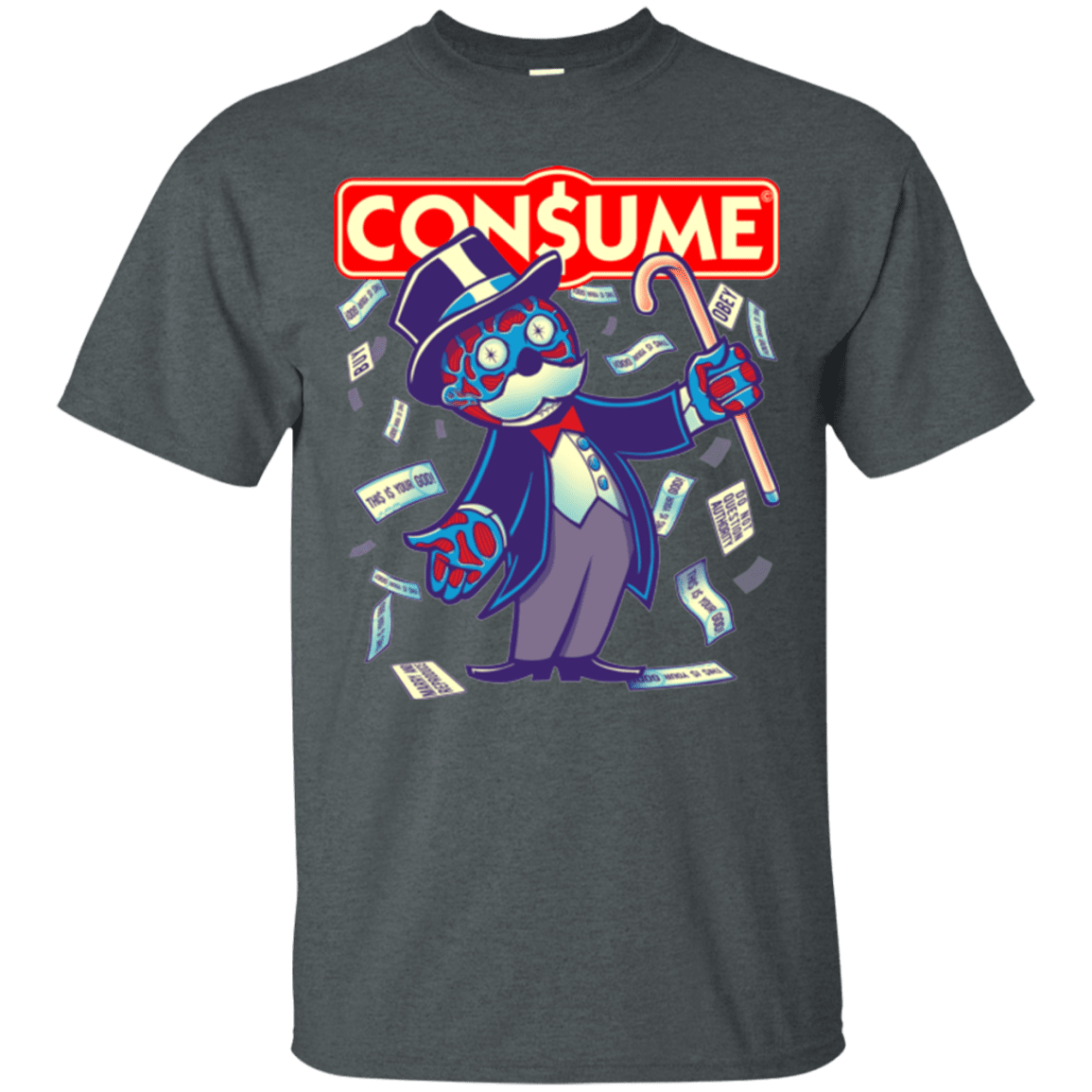 T-Shirts Dark Heather / Small CONSUME 2 T-Shirt