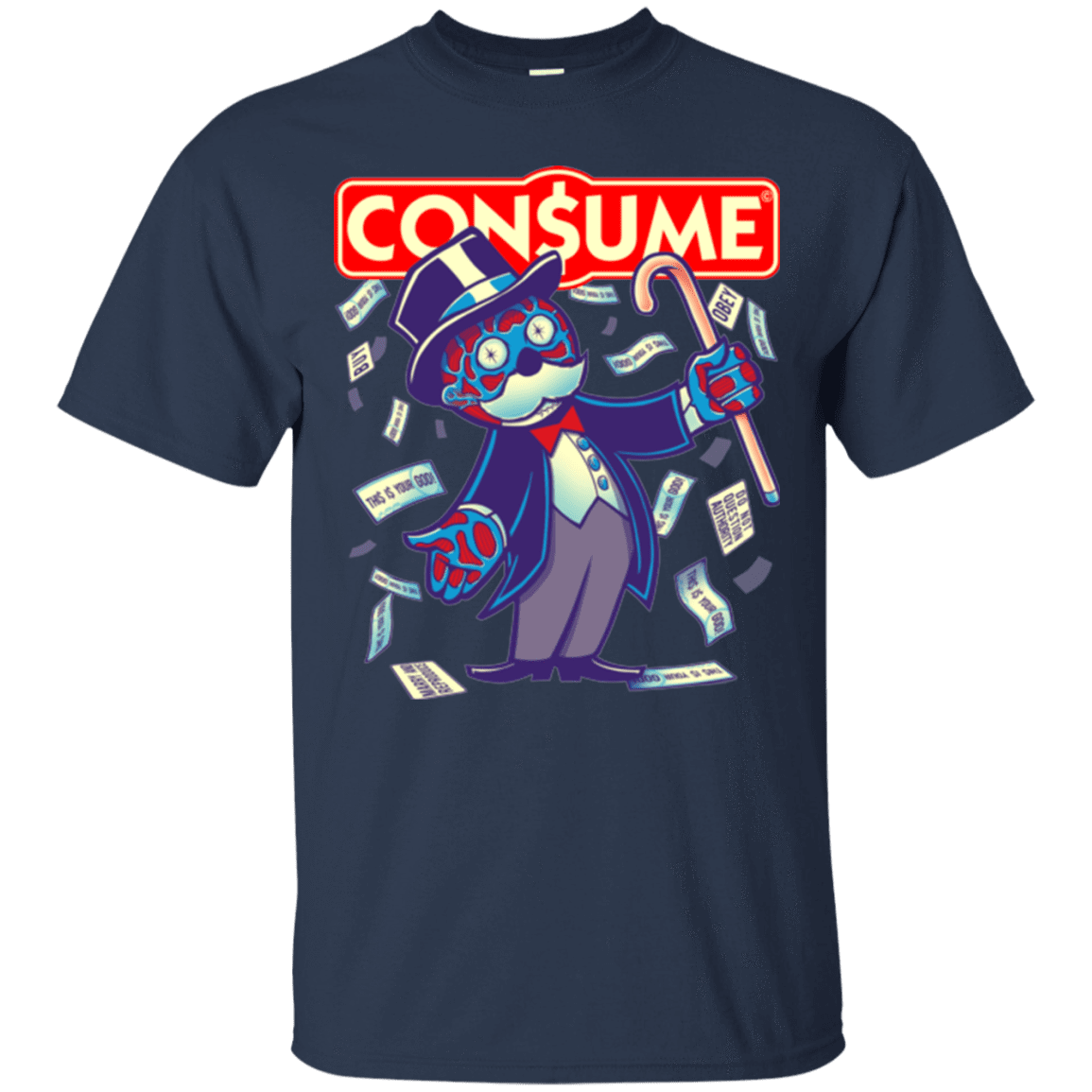 T-Shirts Navy / Small CONSUME 2 T-Shirt