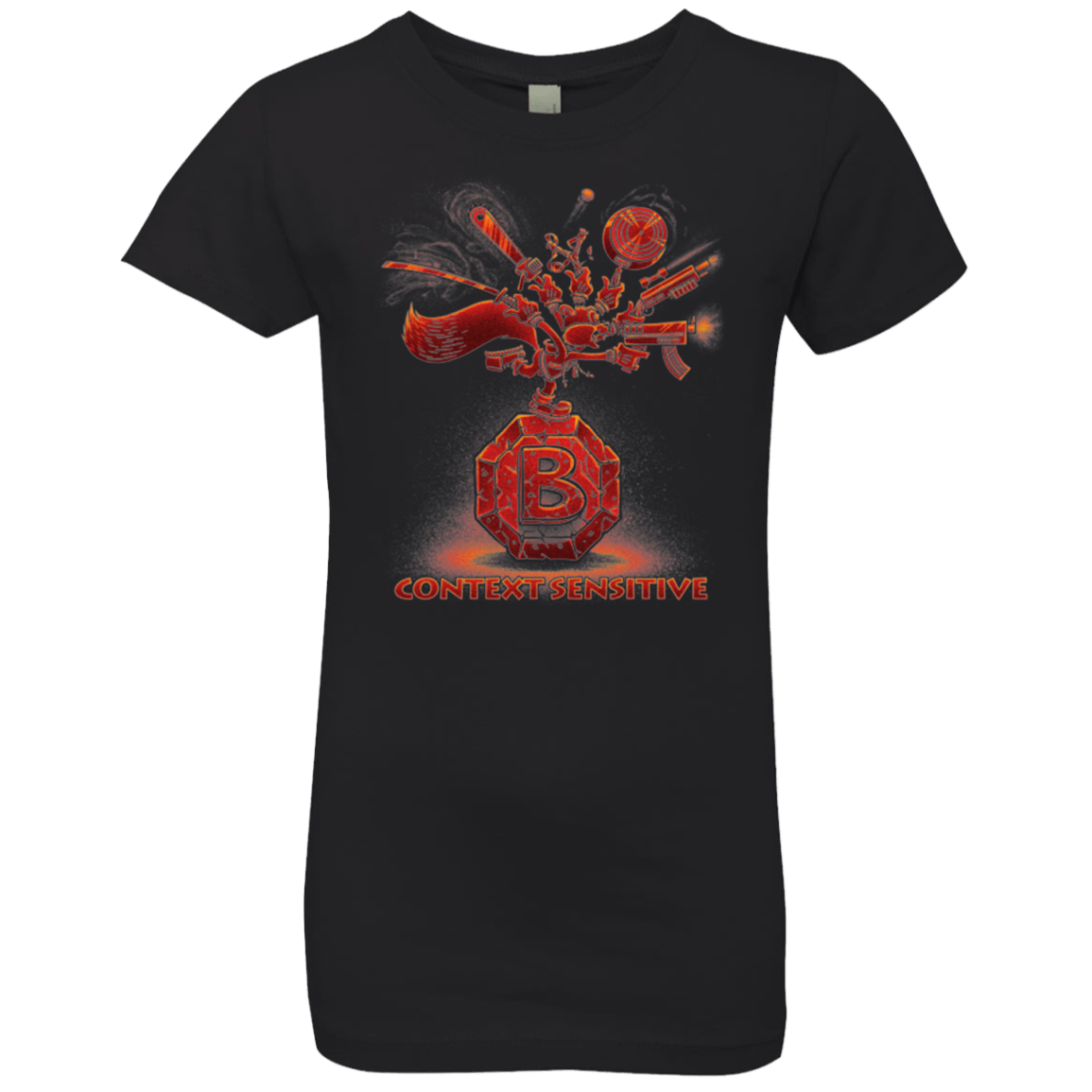 T-Shirts Black / YXS Context Sensitive Girls Premium T-Shirt