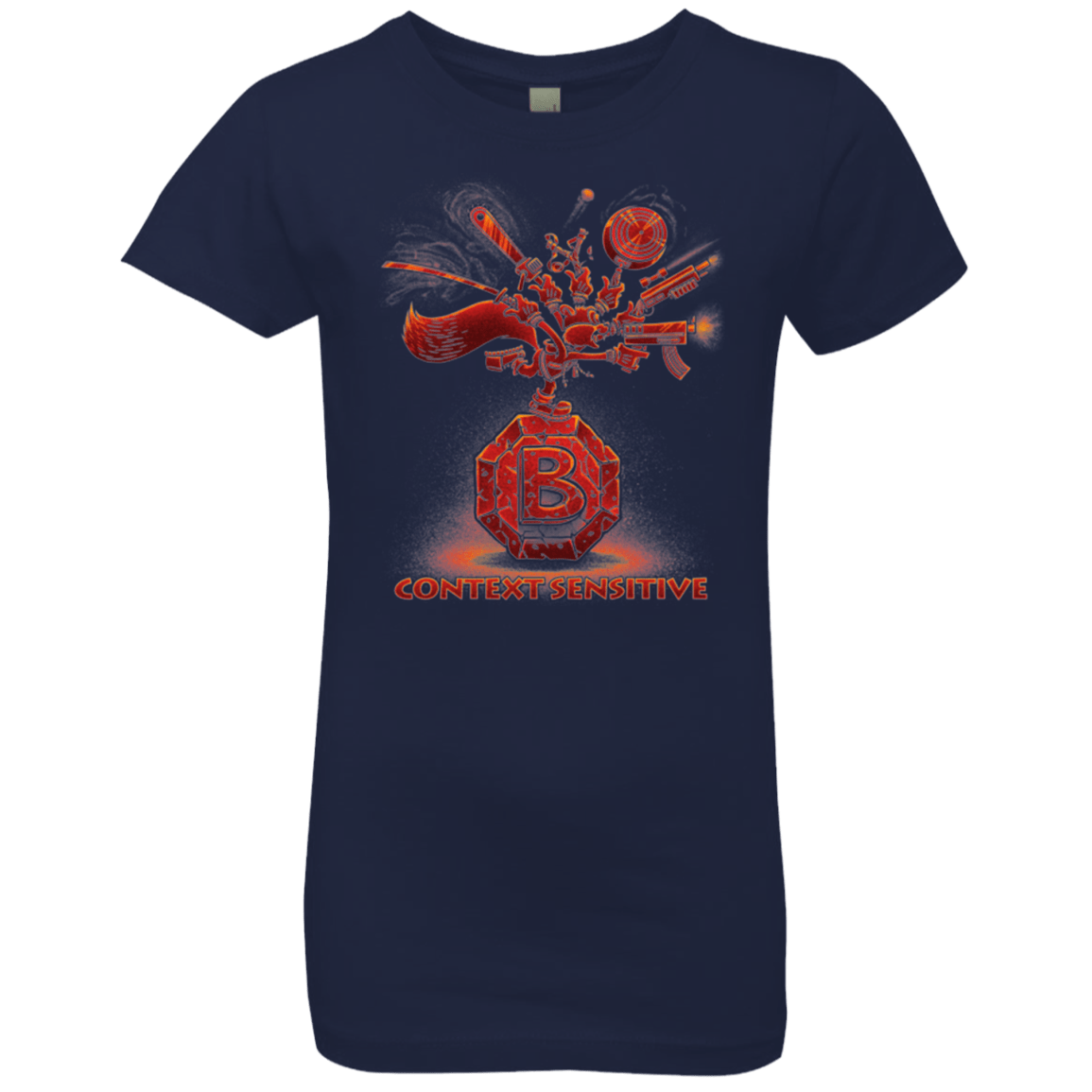 T-Shirts Midnight Navy / YXS Context Sensitive Girls Premium T-Shirt