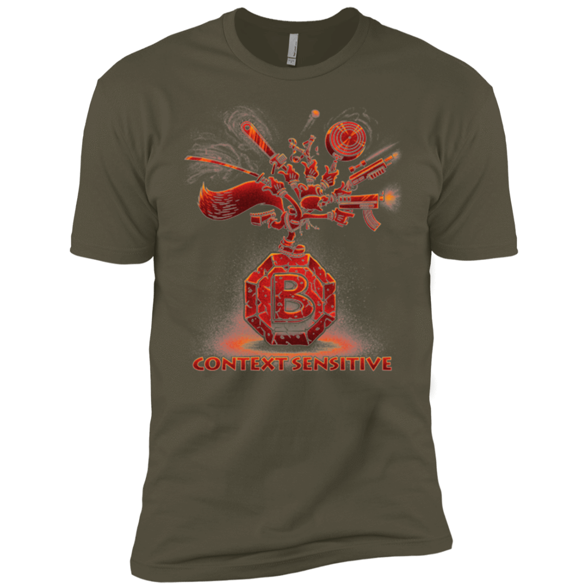 T-Shirts Military Green / X-Small Context Sensitive Men's Premium T-Shirt