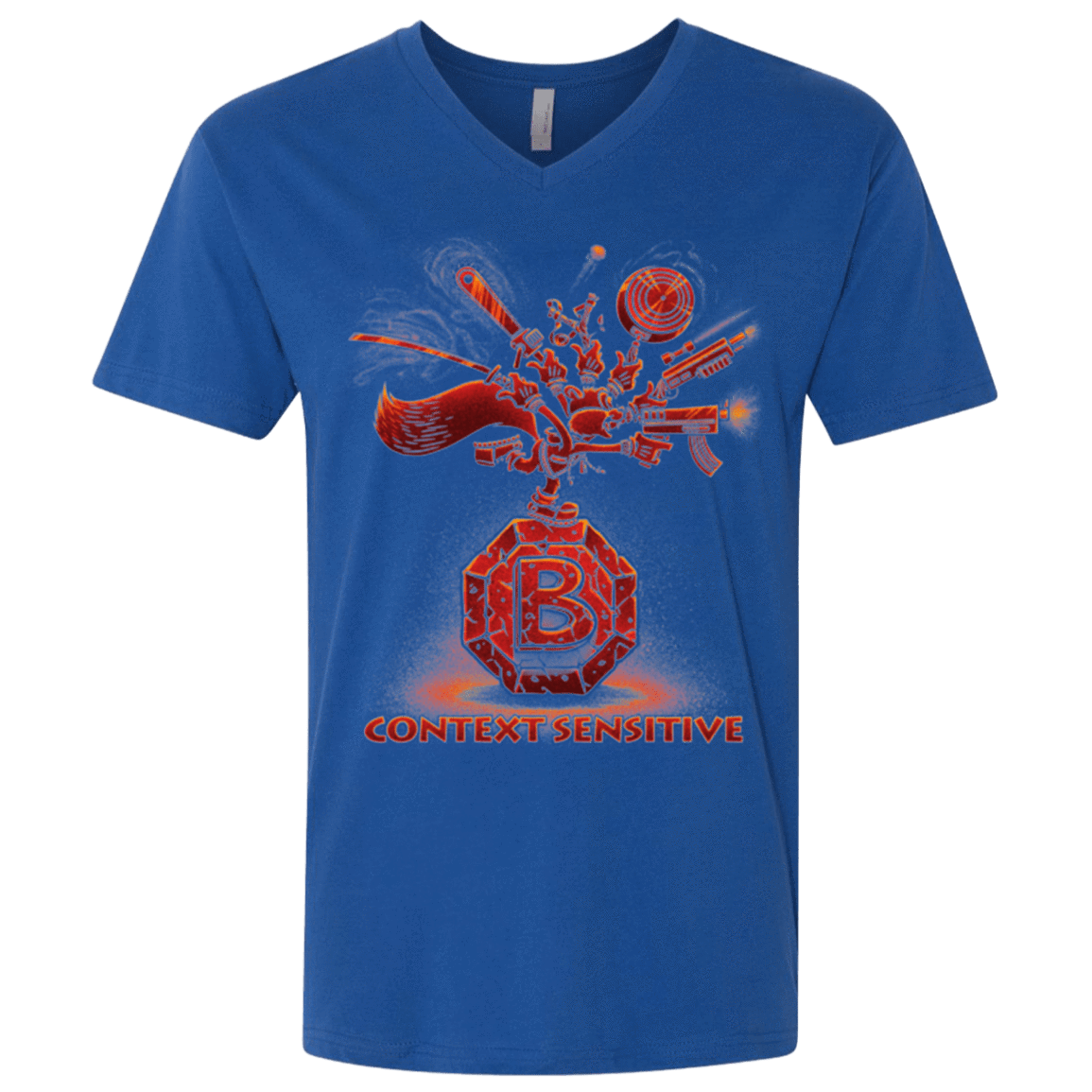 T-Shirts Royal / X-Small Context Sensitive Men's Premium V-Neck