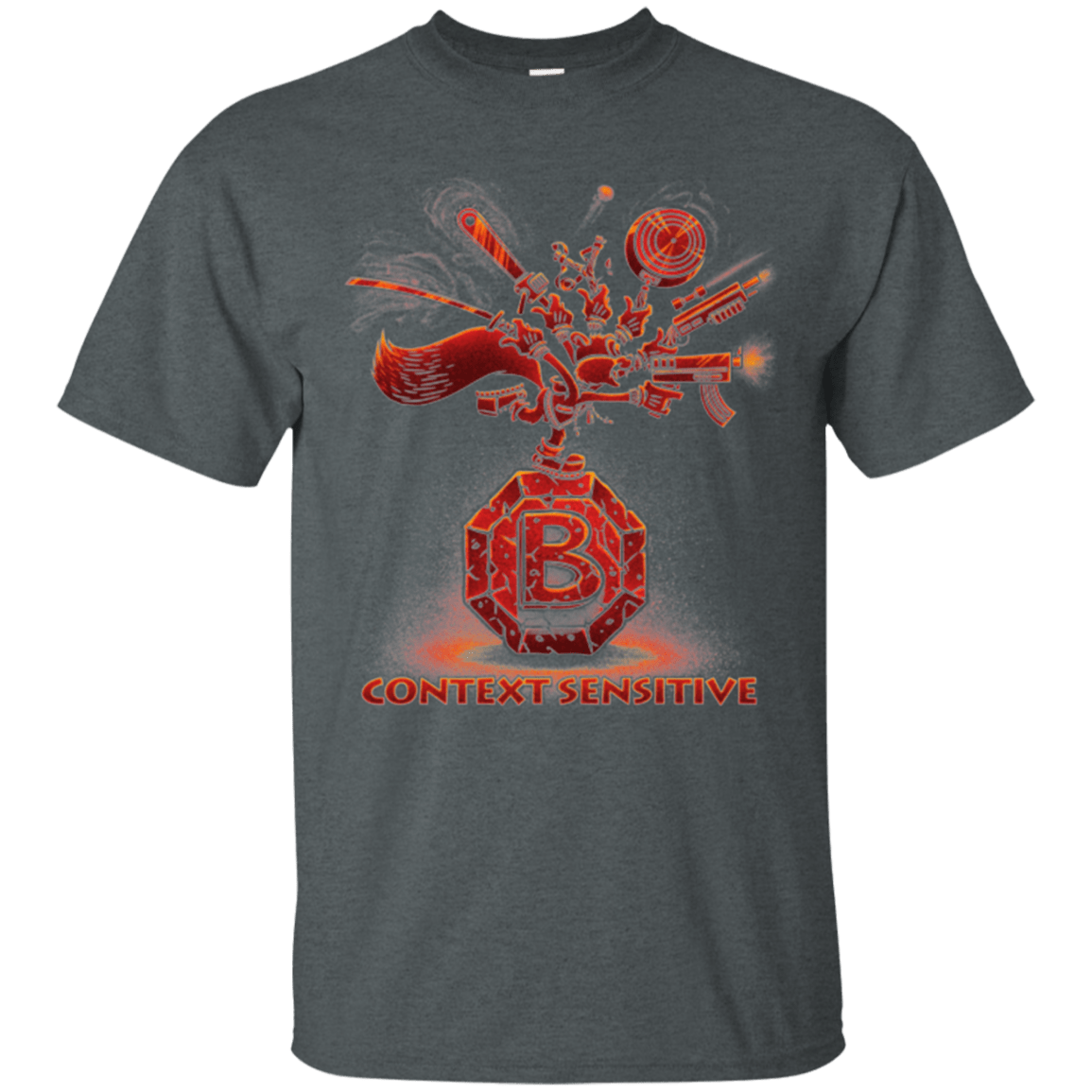 T-Shirts Dark Heather / Small Context Sensitive T-Shirt