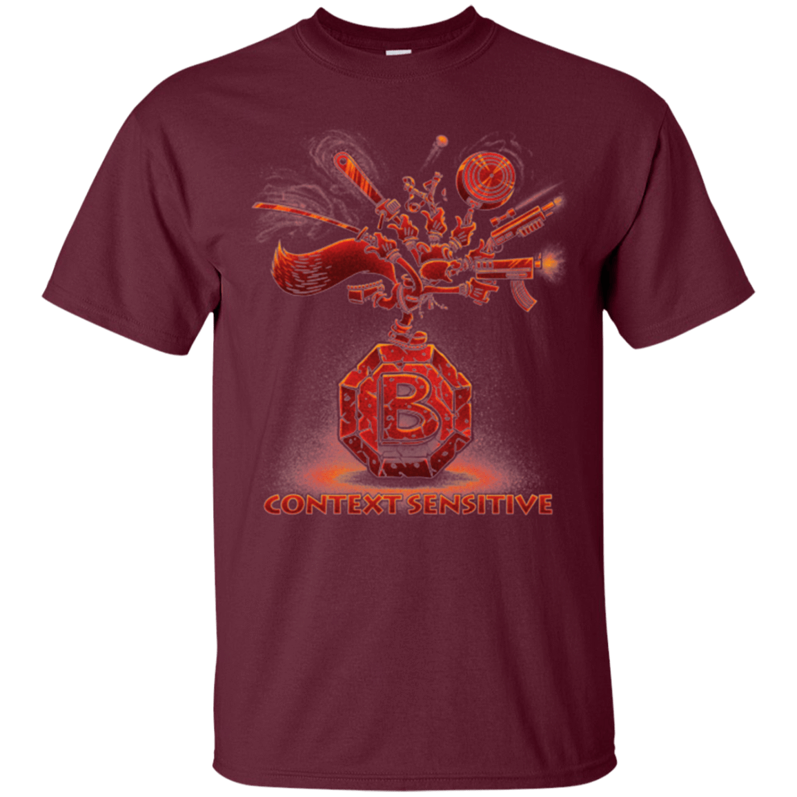T-Shirts Maroon / Small Context Sensitive T-Shirt