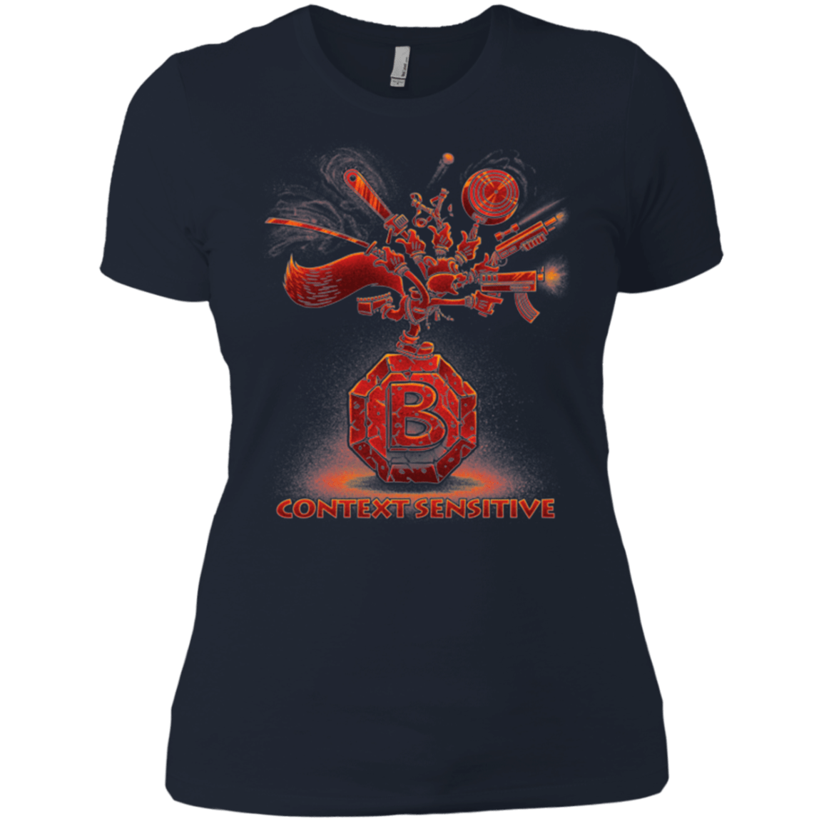 T-Shirts Midnight Navy / X-Small Context Sensitive Women's Premium T-Shirt