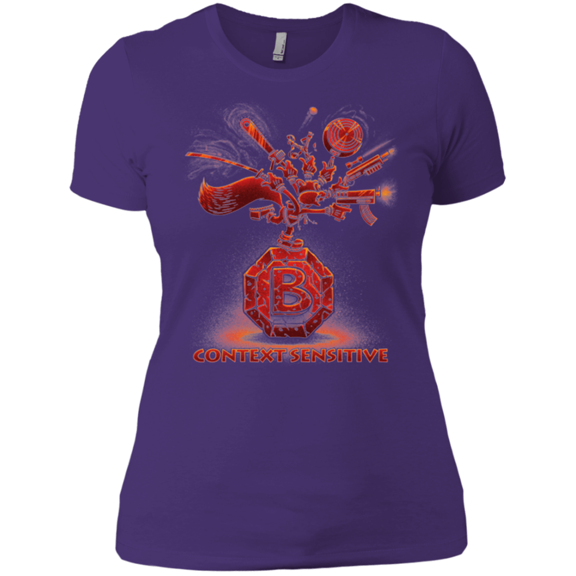 T-Shirts Purple / X-Small Context Sensitive Women's Premium T-Shirt